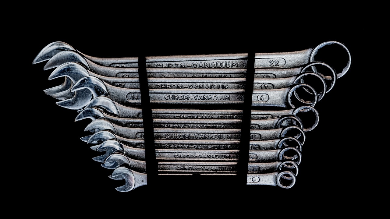 A whole BUNCH of wrenches.