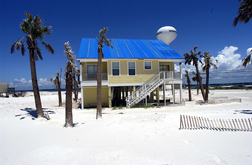a house on the beach