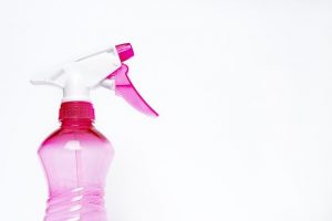 Cleaning supplies - one of the essentials you will need for your first apartment